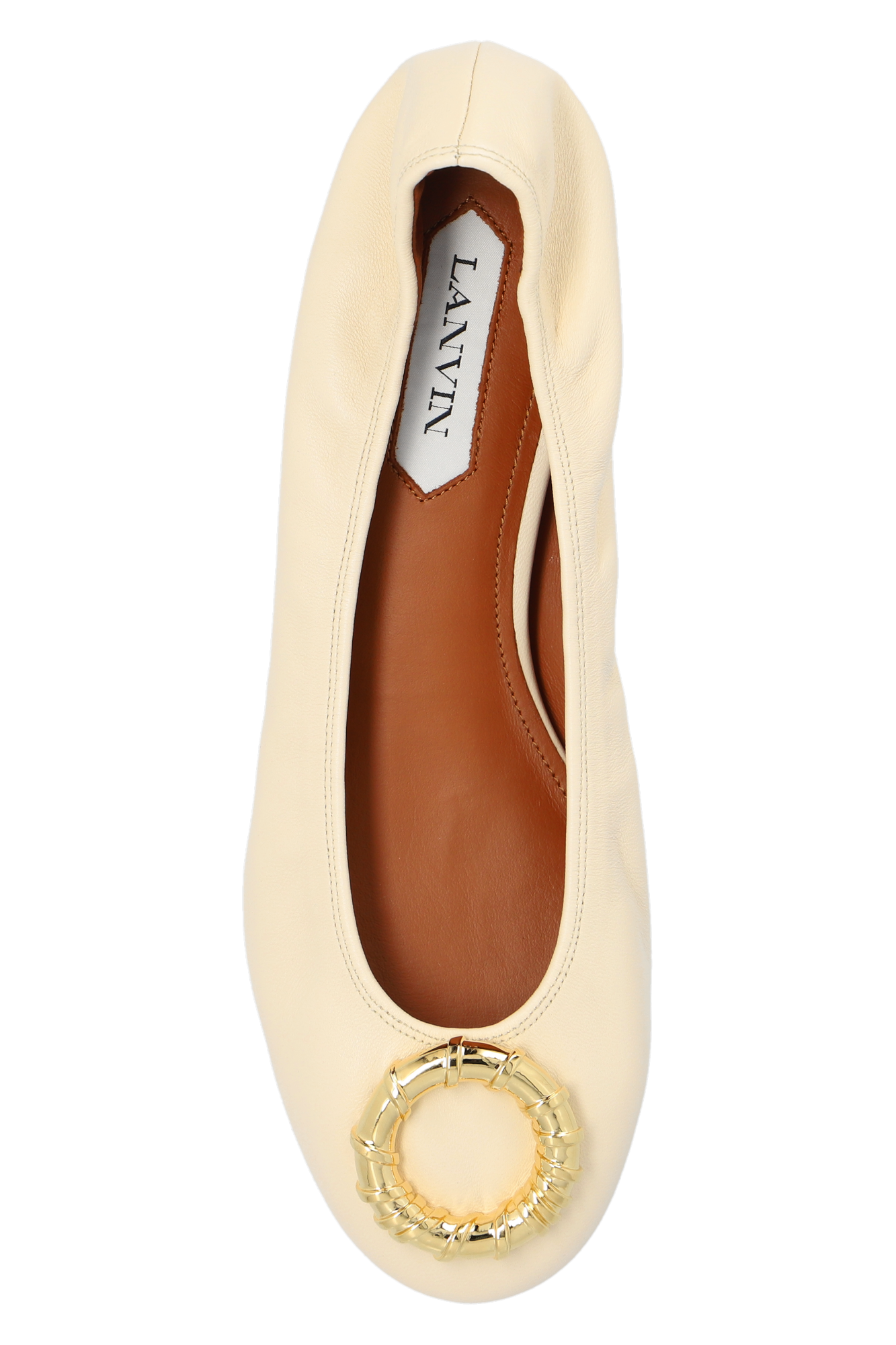 フラットシューズ Lanvin 'Melodie' Ballet Flats Lanvin 'melodie' Black Lambskin Ballet Flats | italist